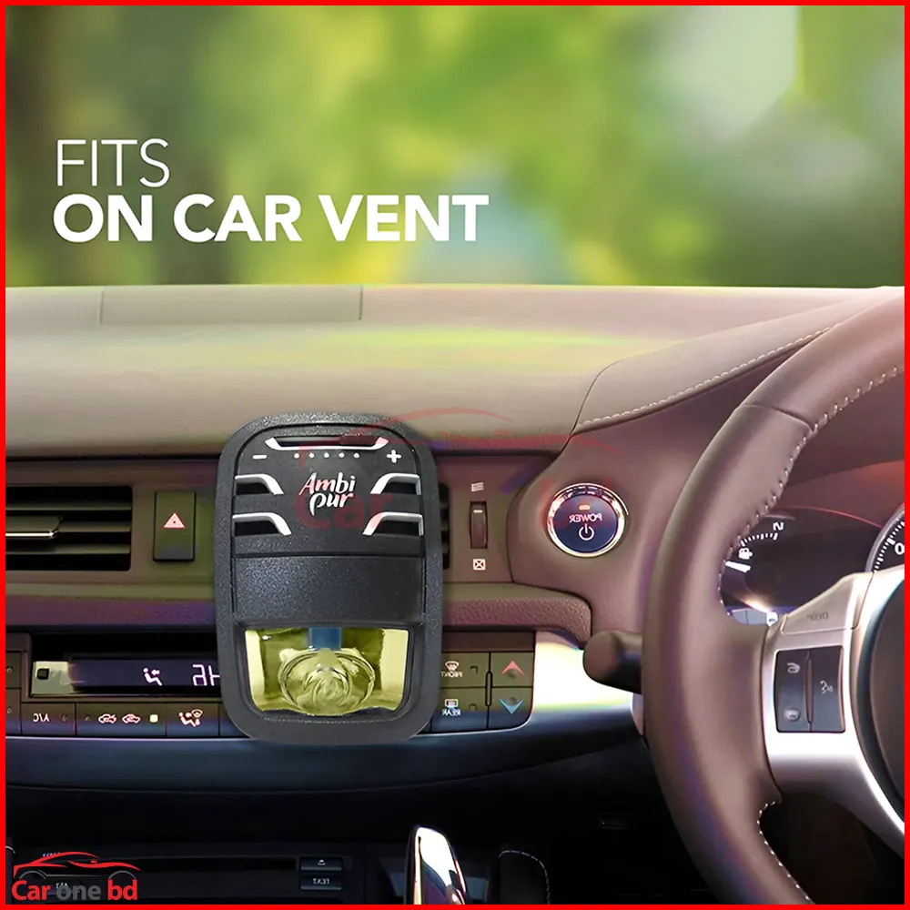 Ambi Pur Car Vent Air Freshener – Easy-to-Use Air Freshener for Long-Lasting Fragrance