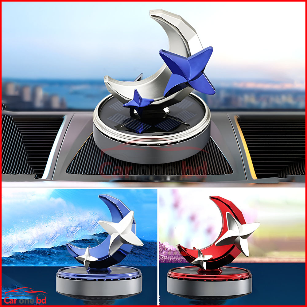 Solar Moon Car Fragrance – Stylish, Solar-Powered Car Air Freshener