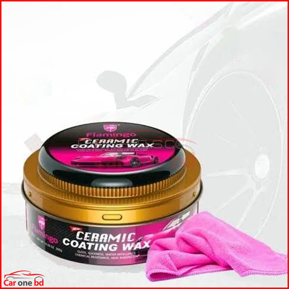 Flamingo Ceramic Coating Wax – High-Gloss Shine & Long-Lasting Protection