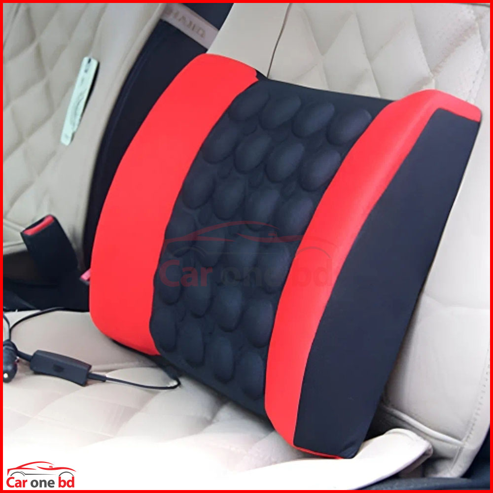 Car Electric Massage Back Pillow – Comfortable and Pain Relief Lumbar Support for Car and Office