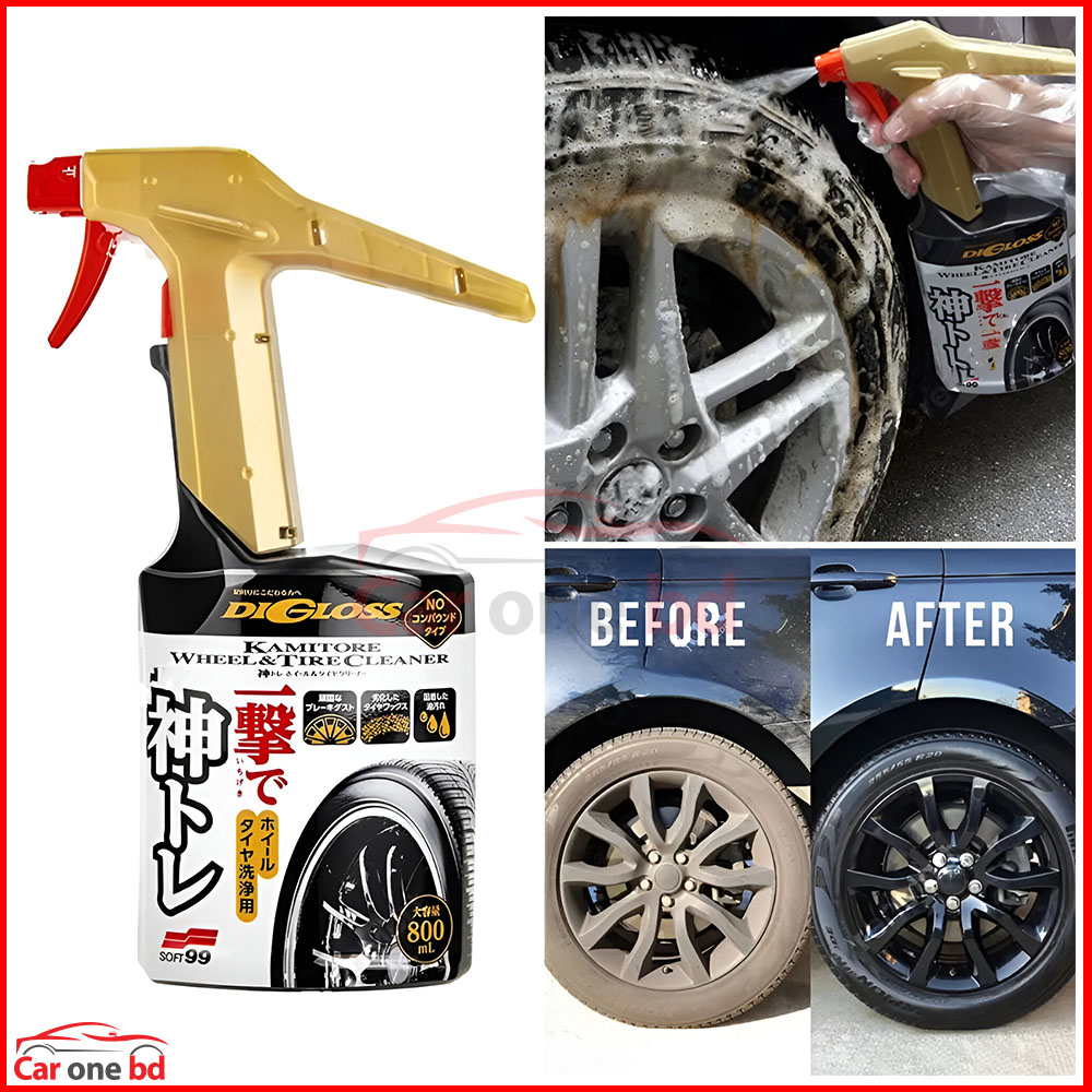 Soft99 Car Wheel and Tire Cleaner – Digloss Kamitore Deep Cleaning Formula for Rims and Tires