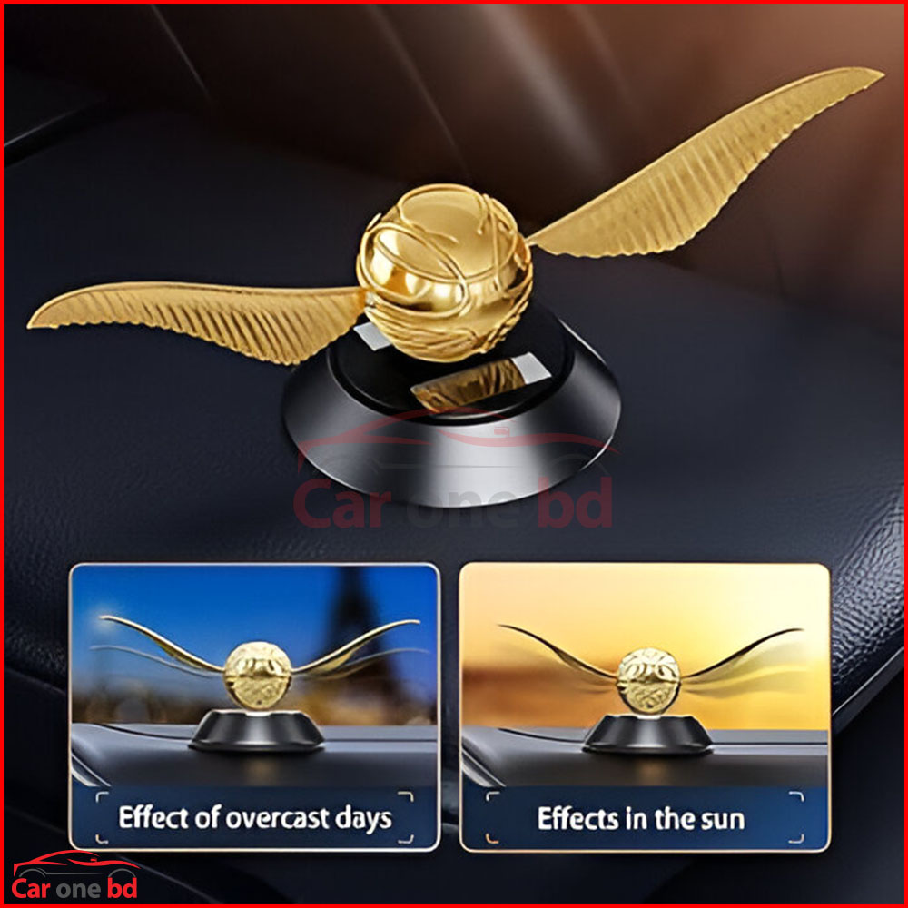 Car Solar Rotating Wings with Air Freshener – Stylish Dashboard Decor for a Gorgeous Look