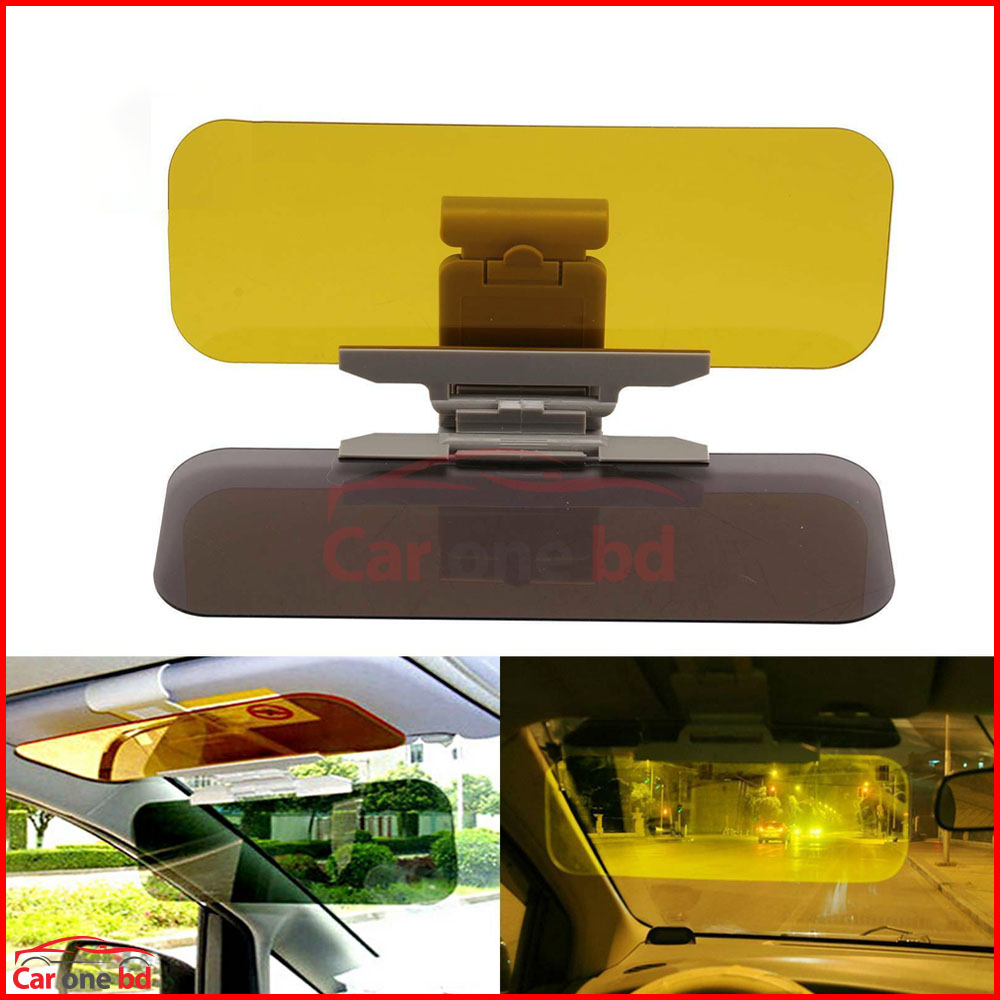Car Sun Visor Anti Glare HD Tac Visor – Clear Vision for Day & Night Driving