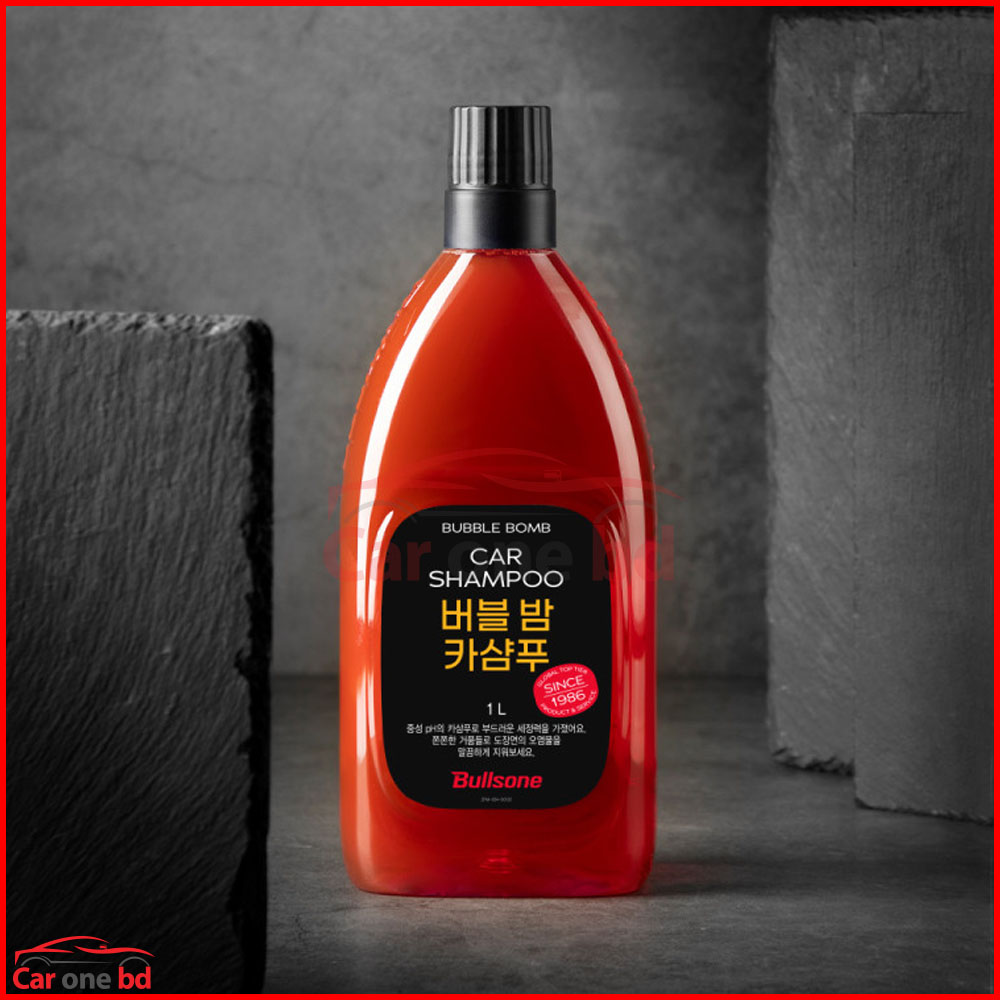 Bullsone Bubble Bomb Car Shampoo 1L – Ultra-Foaming Formula for Deep Clean & Shine