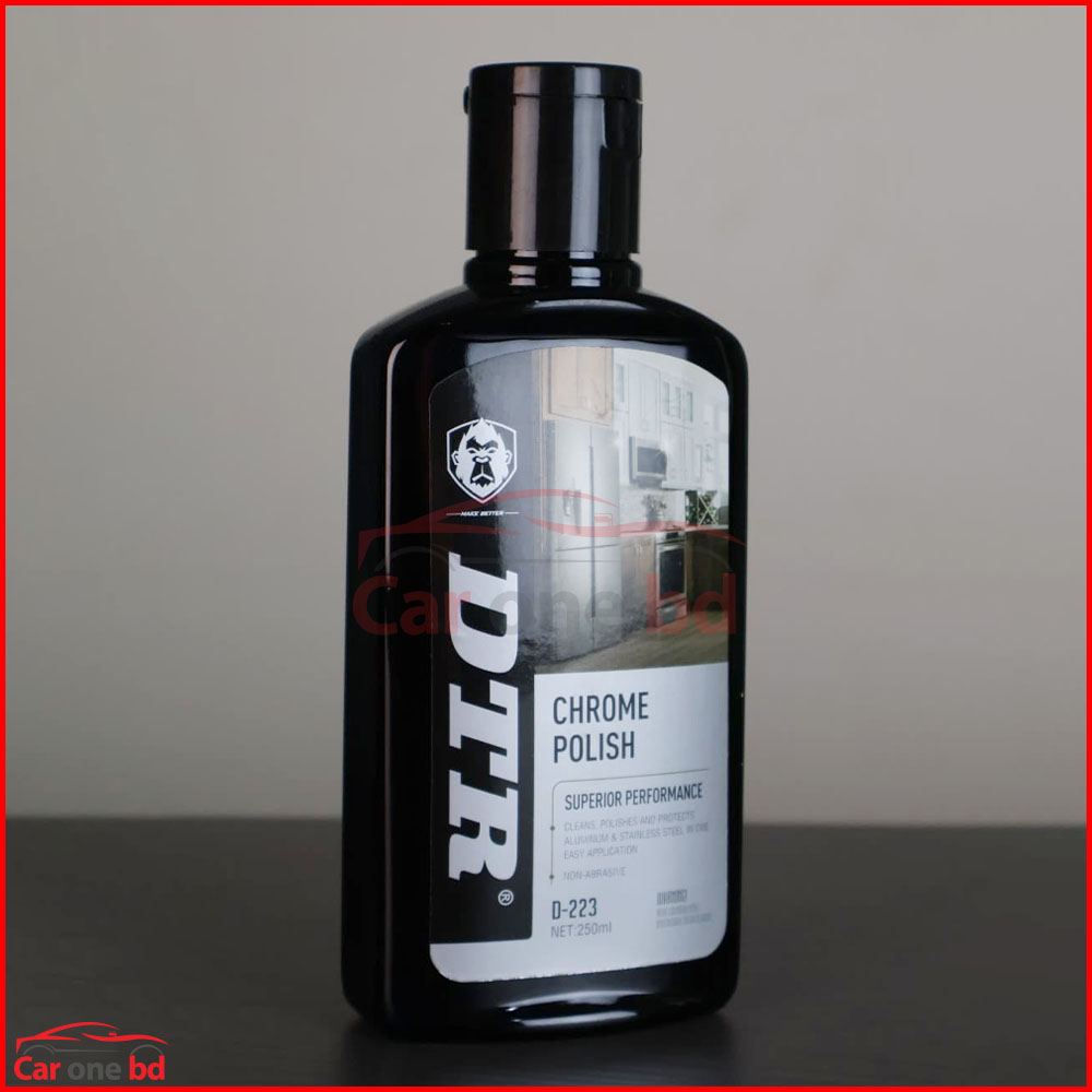 DTR Chrome Polish – High Gloss Metal & Chrome Cleaner for Car, Bike & Household Use