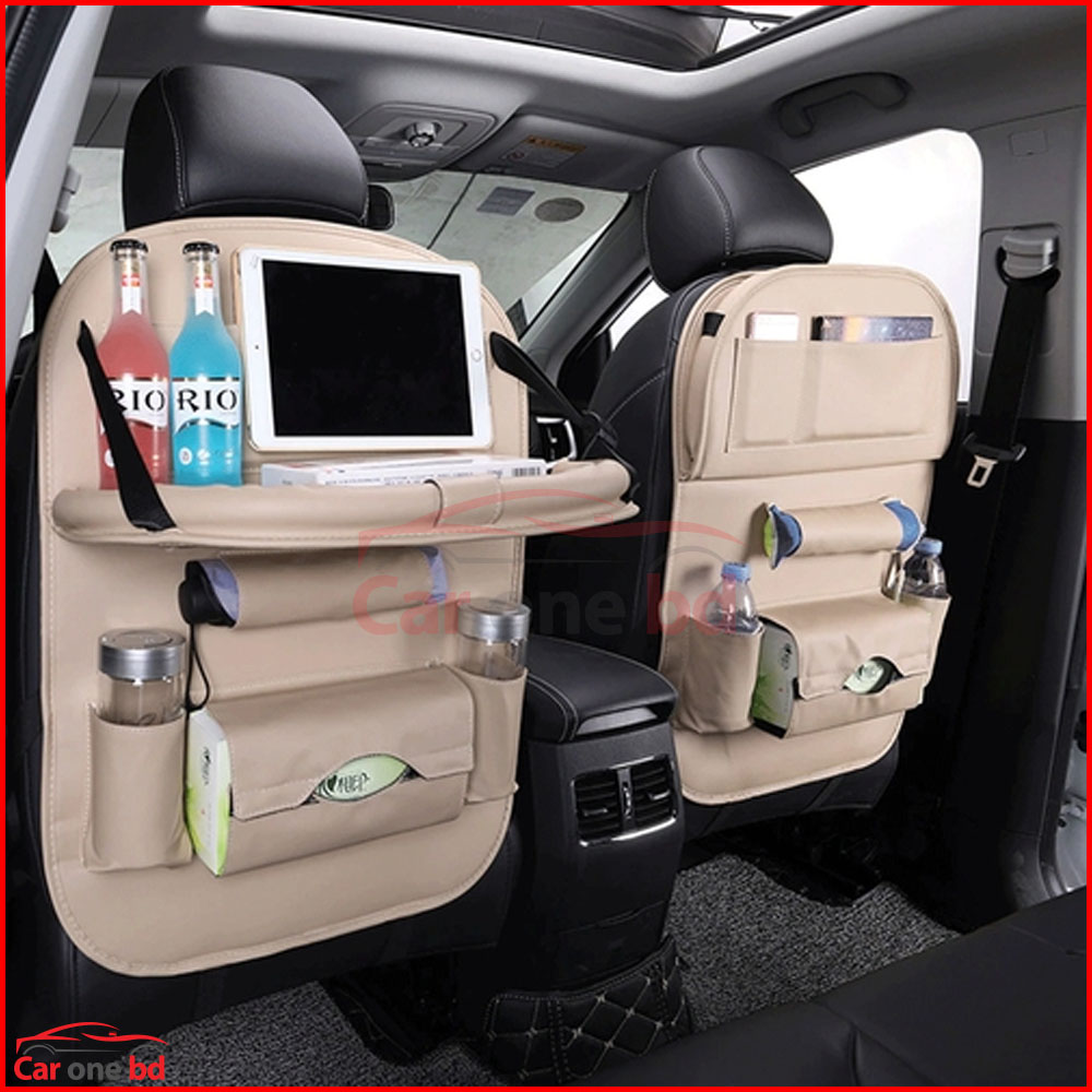 Car Back Seat Organizer with Storage Pockets – Travel Essentials for Kids & Adults