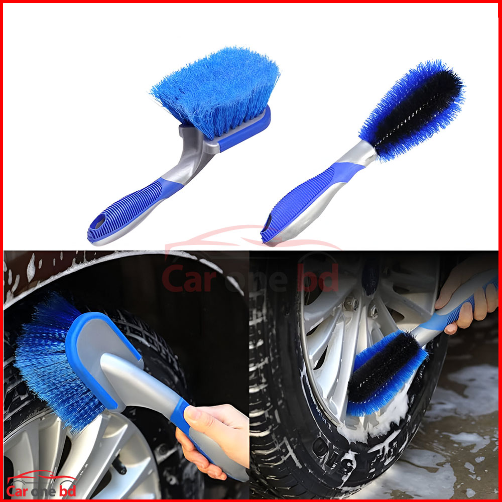 Premium Car Tire and Rim Cleaning Brush – Deep Clean for Wheels and Rims