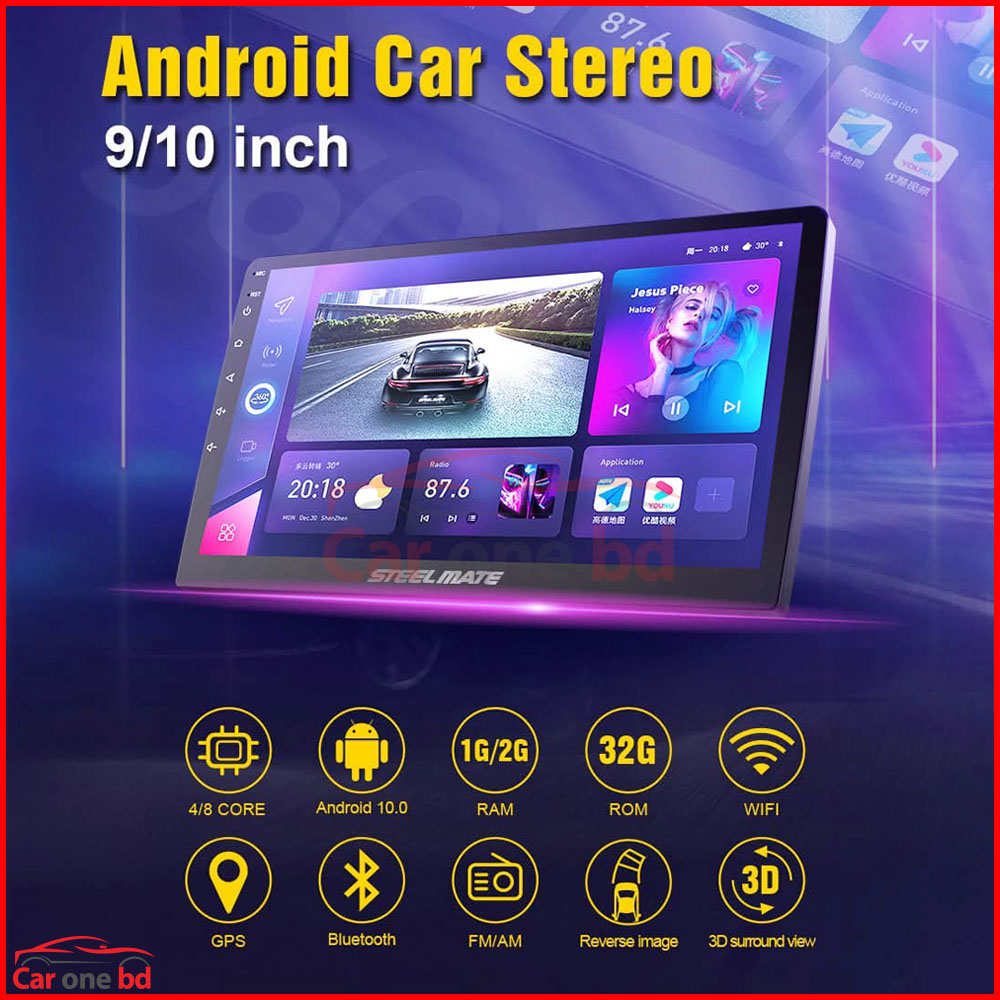 Steelmate Car Android Player – Superior Display, RAM-2GB, ROM-32GB