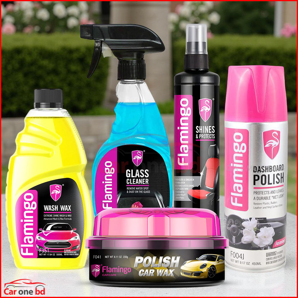 Flamingo Car Care Combo Pack – Clean, Shine & Protect Your Vehicle