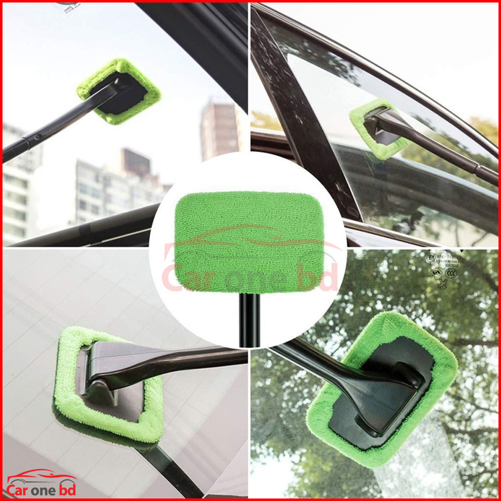 Car Windshield Cleaner Brush – Extendable Handle for Easy Interior and Exterior Glass Cleaning