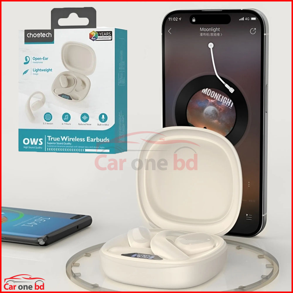 CHOETECH BH-T25 Wireless Earphones – HD Sound with Noise Reduction