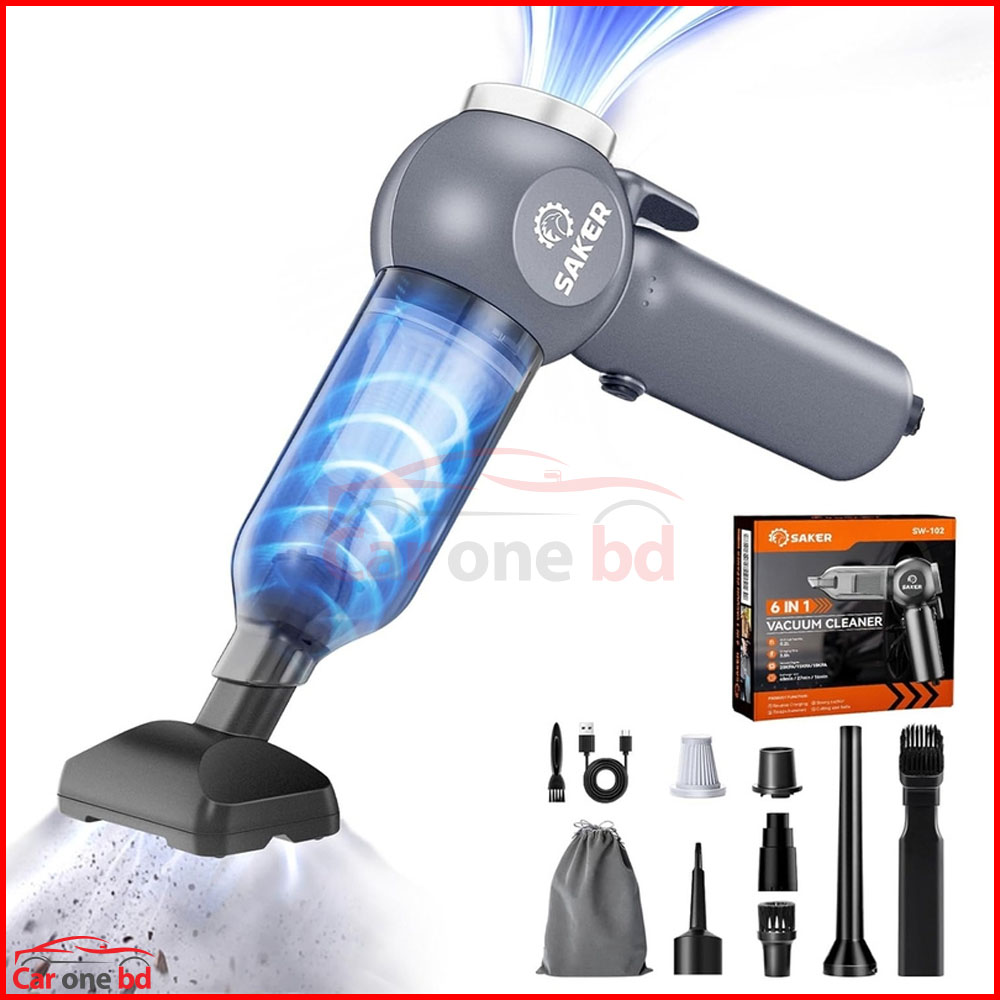 Car Portable Vacuum Cleaner Saker SW-102 Powerful 6 in 1 Wireless Vacuum Cleaner