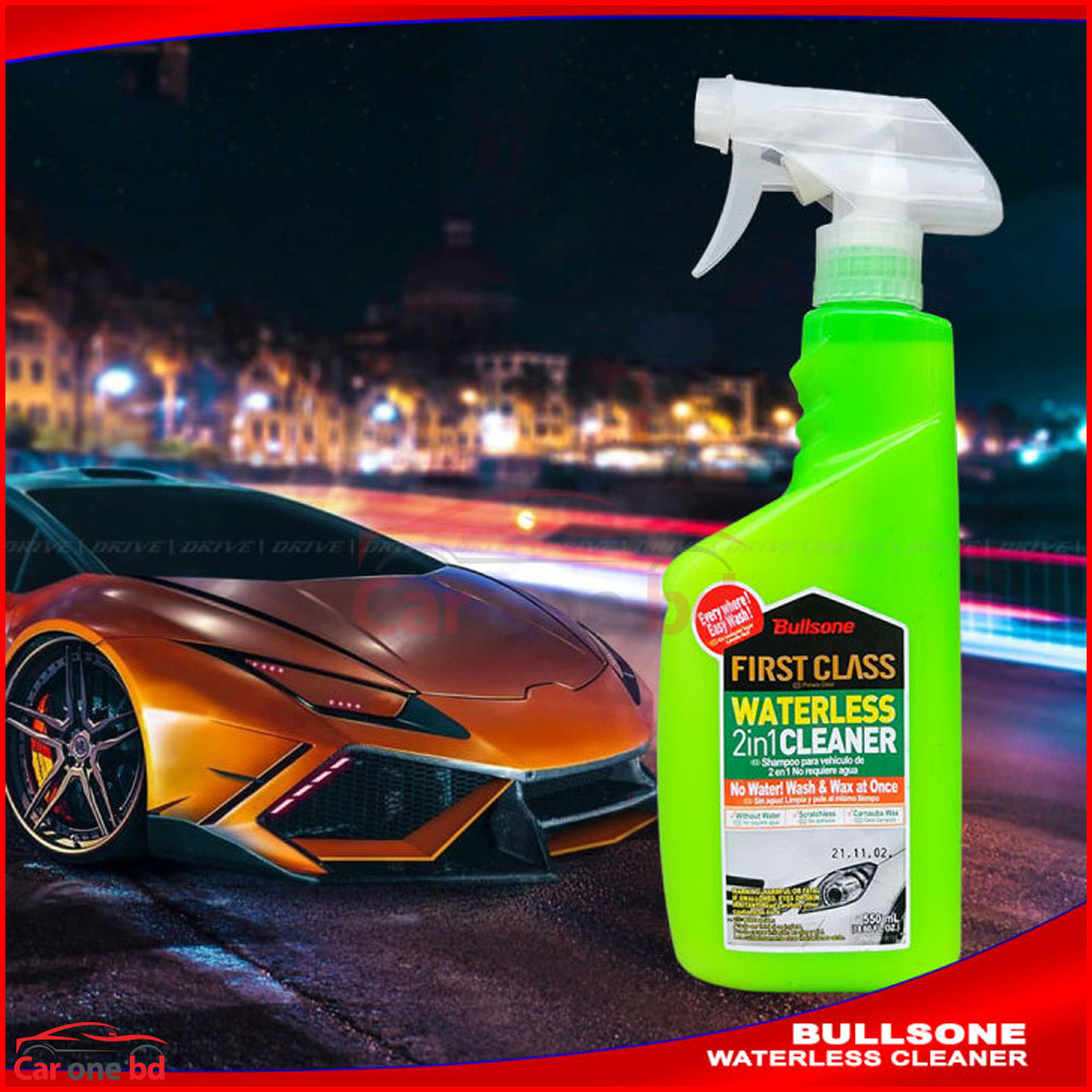Bullsone 2-in-1 Waterless Car Cleaner – Clean & Shine Without Water