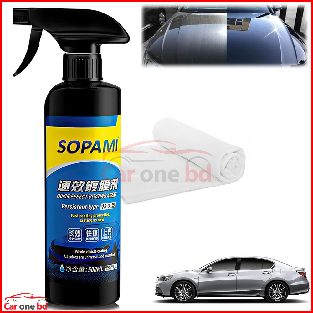 Sopami Quick Effect Car Coating Agent 500ML – High-Gloss Ceramic Protection Spray