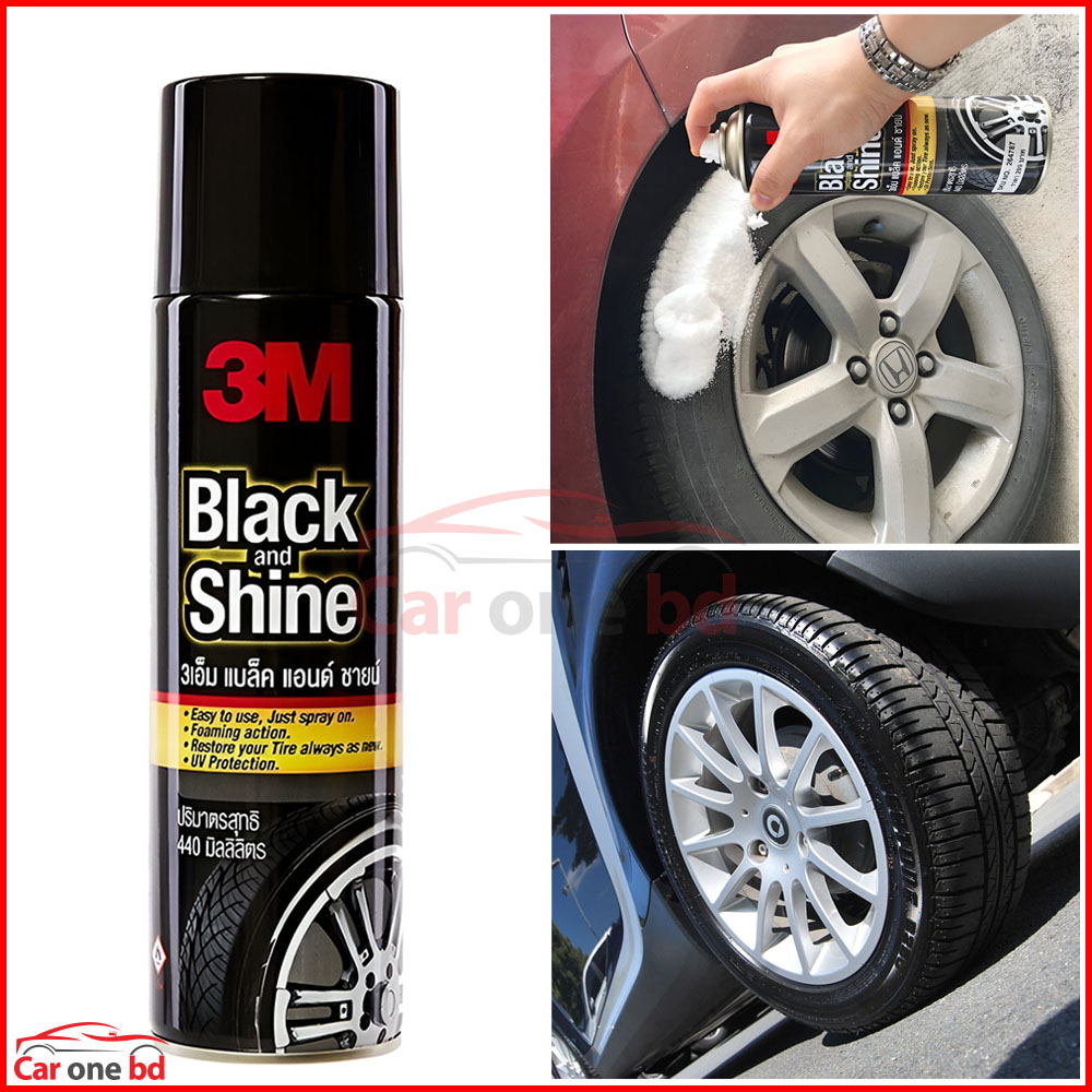 3M Black and Shine – High-Gloss Tyre Shine