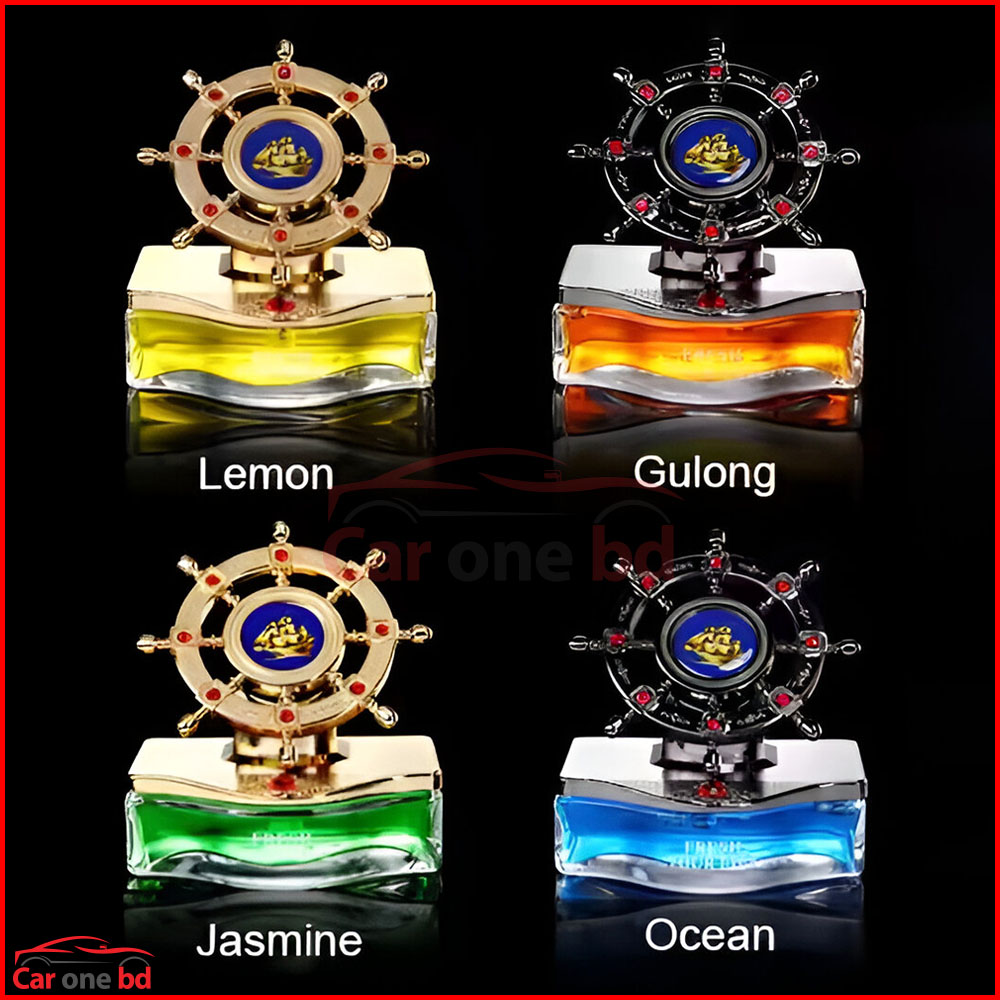 Ship Steering Wheel Car Air Freshener – Nautical Design Car Perfume