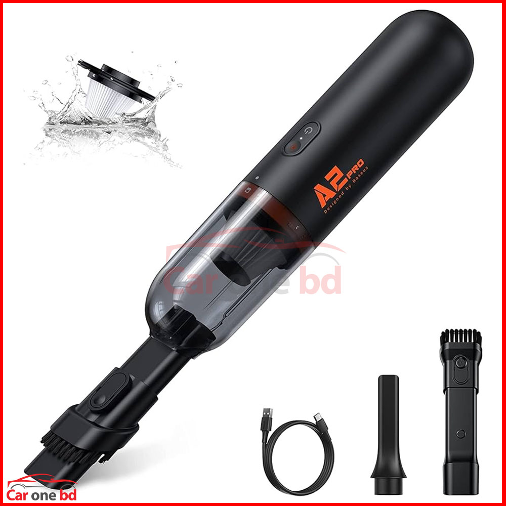 Baseus A2 Pro Car Vacuum Cleaner – Cordless, Suction, USB-C Rechargeable, Portable Handheld Dust Cleaner