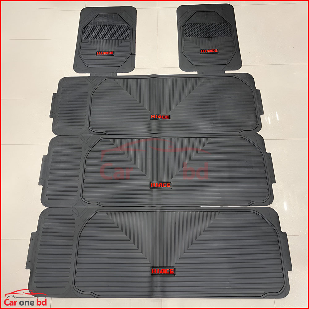 Toyota Hiace Floor Mats Set – Custom Fit, Heavy-Duty & All-Weather Interior Protection