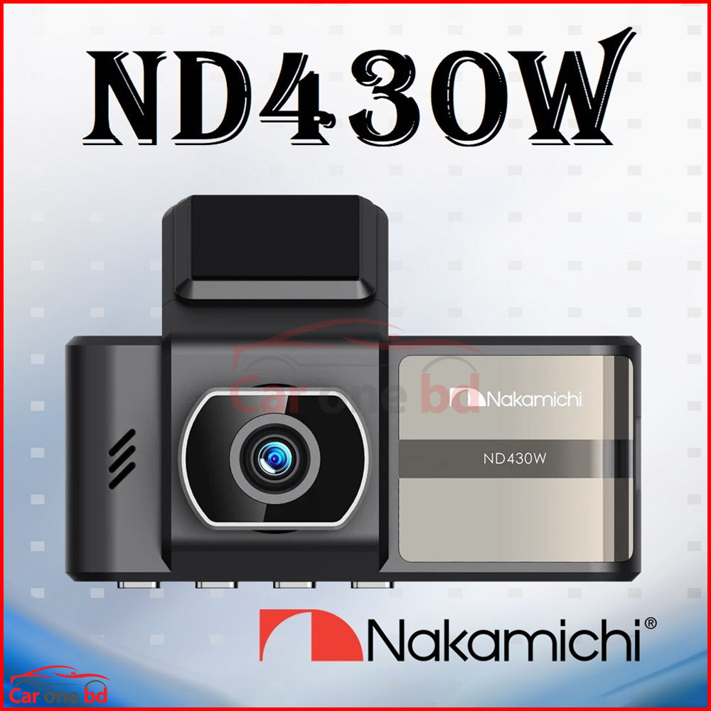 Nakamichi ND 430W Dash Cam – Full Ultra HD Car Camera with Wi-Fi & Wide-Angle Lens