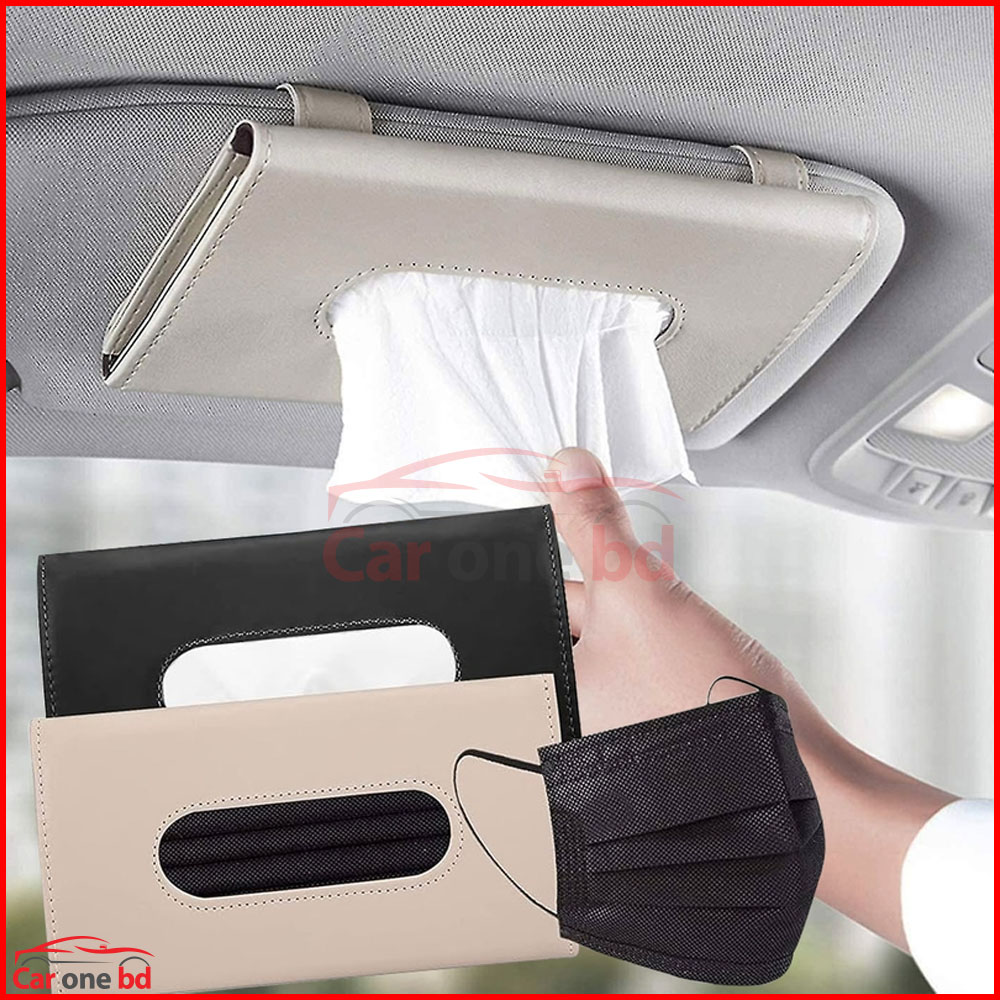 Car Sun Visor Tissue Box – Compact & Convenient Tissue Holder for Cars